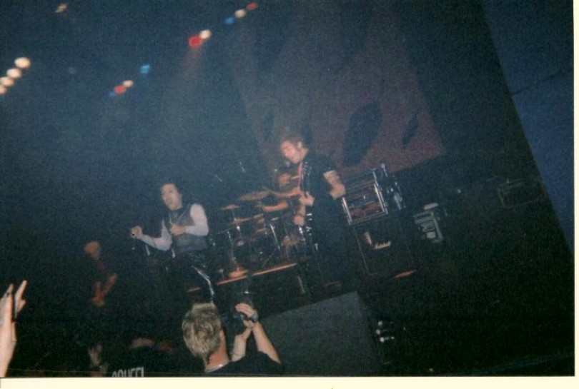 A rare non-appearance for security lady.